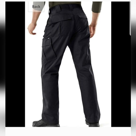 NWT CQR duratex black tactical pants 34XW/34L NEW WITH TAGS - Picture 2 of 9